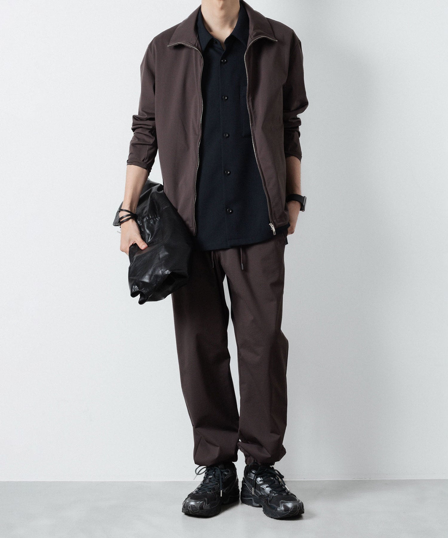 ATTACHMENT アタッチメントのPE HIGH GAUGE JERSEY TRAINING PANTS - L.BROWNの公式通販サイトsession福岡セレクトショップ