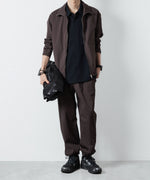 画像をギャラリービューアに読み込む, ATTACHMENT アタッチメントのPE HIGH GAUGE JERSEY TRAINING PANTS - L.BROWNの公式通販サイトsession福岡セレクトショップ
