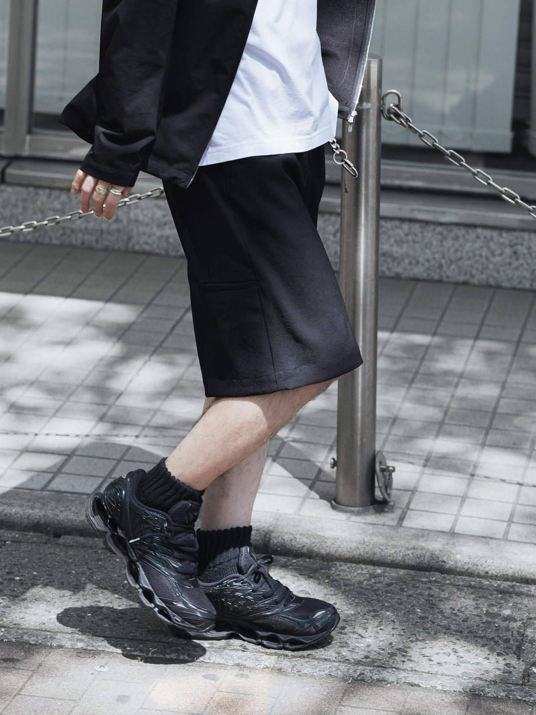 MIZUNO-ミズノのスニーカー WAVE PROPHECY LSのBLACK 公式通販サイトsession福岡セレクトショップ