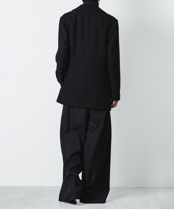 ato(アトウ)のCREPE DE CHINE SCARF SHIRT - BLACKの公式通販サイトsession福岡セレクトショップ