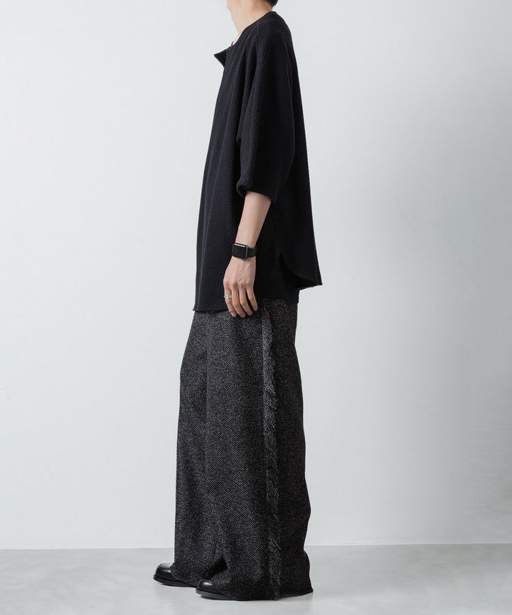 ato(アトウ)のCOTTON RUSSELL OVERSIZED TEE - BLACKの公式通販サイトsession福岡セレクトショップ
