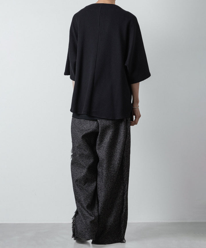 ato(アトウ)のCOTTON RUSSELL OVERSIZED TEE - BLACKの公式通販サイトsession福岡セレクトショップ