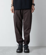 画像をギャラリービューアに読み込む, ATTACHMENT アタッチメントのPE HIGH GAUGE JERSEY TRAINING PANTS - L.BROWNの公式通販サイトsession福岡セレクトショップ
