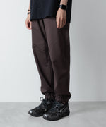 画像をギャラリービューアに読み込む, ATTACHMENT アタッチメントのPE HIGH GAUGE JERSEY TRAINING PANTS - L.BROWNの公式通販サイトsession福岡セレクトショップ
