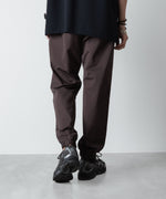 画像をギャラリービューアに読み込む, ATTACHMENT アタッチメントのPE HIGH GAUGE JERSEY TRAINING PANTS - L.BROWNの公式通販サイトsession福岡セレクトショップ
