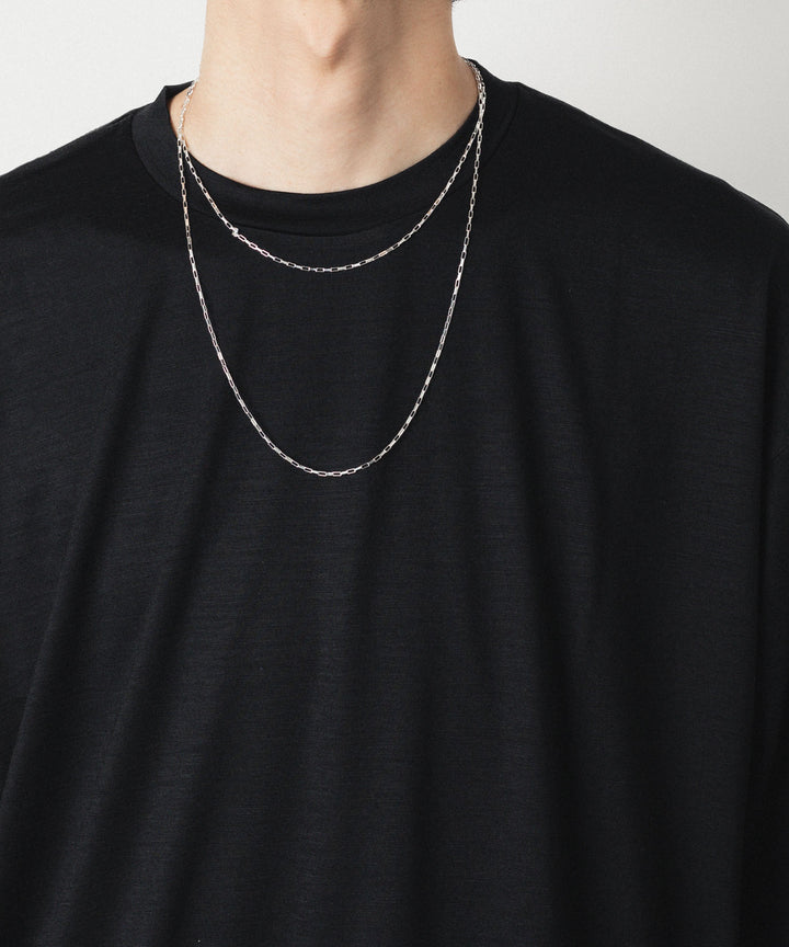 INTÉRIM インテリムのTAXCO SILVER SQUARE CHAIN PAIR NECKLACEの公式通販サイトsession福岡セレクトショップ