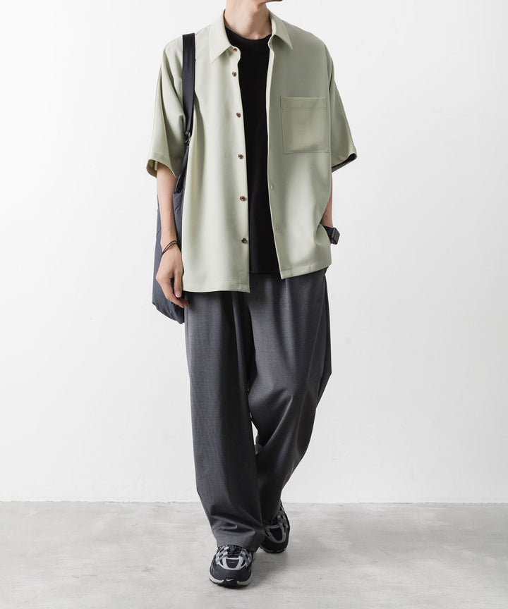 ATTACHMENT / LIMITEDアタッチメントのPE LIGHT TROPICAL DOLMAN SLEEVE REGULAR COLLAR SHIRT S/S - L.GREENの公式通販サイトsession福岡セレクトショップ