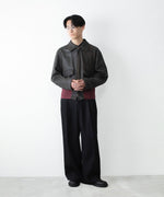 画像をギャラリービューアに読み込む, ANTHEM A アンセムエーのCRACK TERRY BLOUSONのBROWN 公式通販サイトsession福岡セレクトショップ
