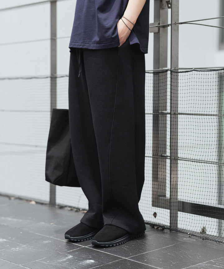 ssstein(シュタイン)のCOTTON DOUBLE KNIT TWIST SEAM PANTS - BLACKの公式通販サイトsession福岡セレクトショップ