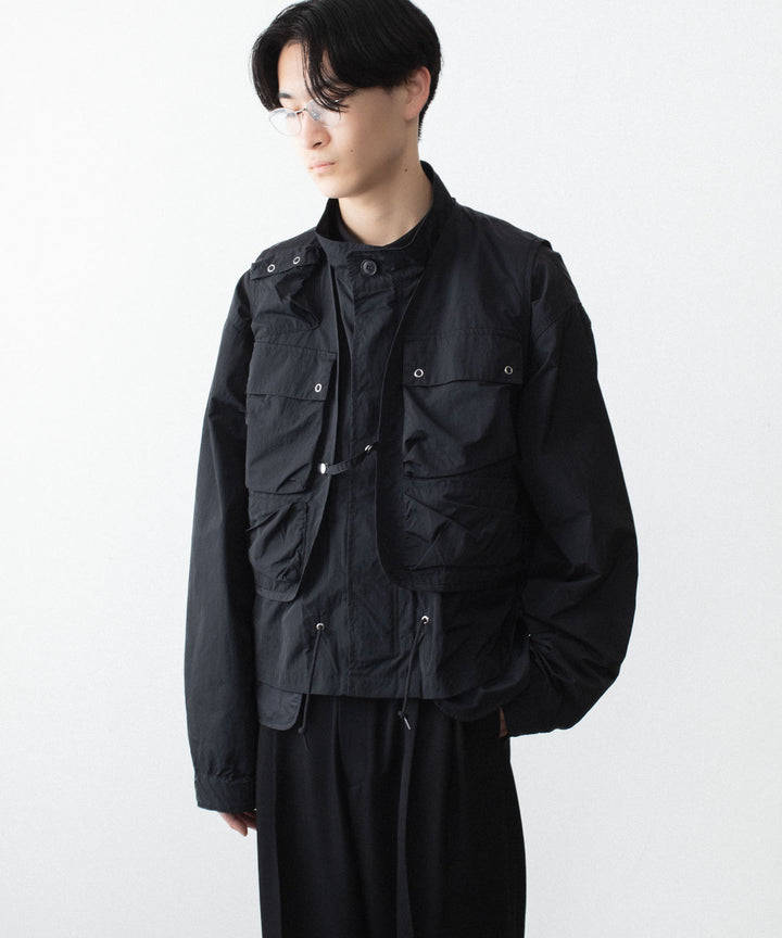 ANTHEM A アンセム エーのDOCKING NYLON SHORT BLOUSON - BLACKの公式通販サイトsession福岡セレクトショップ