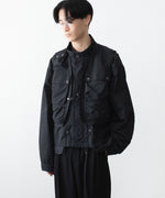 画像をギャラリービューアに読み込む, ANTHEM A アンセム エーのDOCKING NYLON SHORT BLOUSON - BLACKの公式通販サイトsession福岡セレクトショップ
