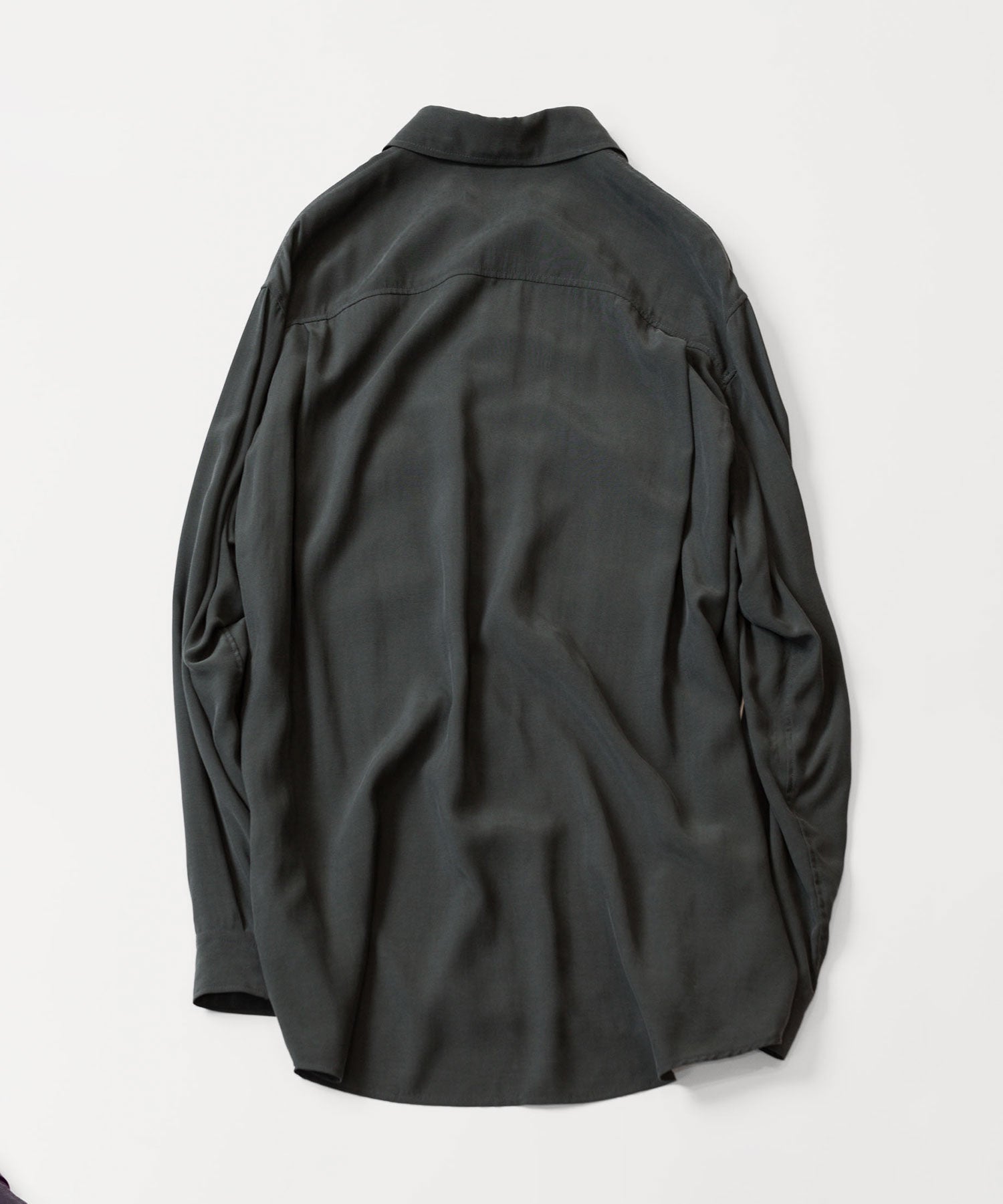 ATTACHMENT アタッチメントのCU/RY FIBRIL TAFFETA PATCH POCKET L/S SHIRT - D.GRAYの公式通販サイトsession福岡セレクトショップ