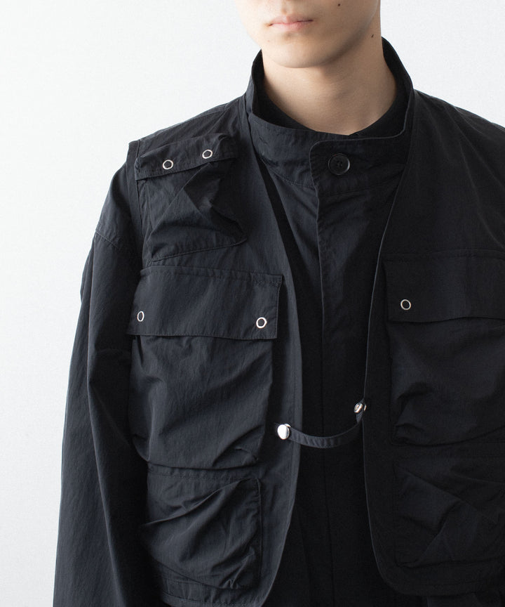 ANTHEM A アンセム エーのDOCKING NYLON SHORT BLOUSON - BLACKの公式通販サイトsession福岡セレクトショップ