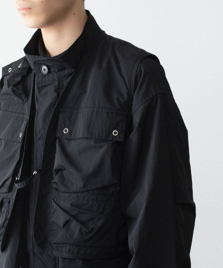 ANTHEM A アンセム エーのDOCKING NYLON SHORT BLOUSON - BLACKの公式通販サイトsession福岡セレクトショップ
