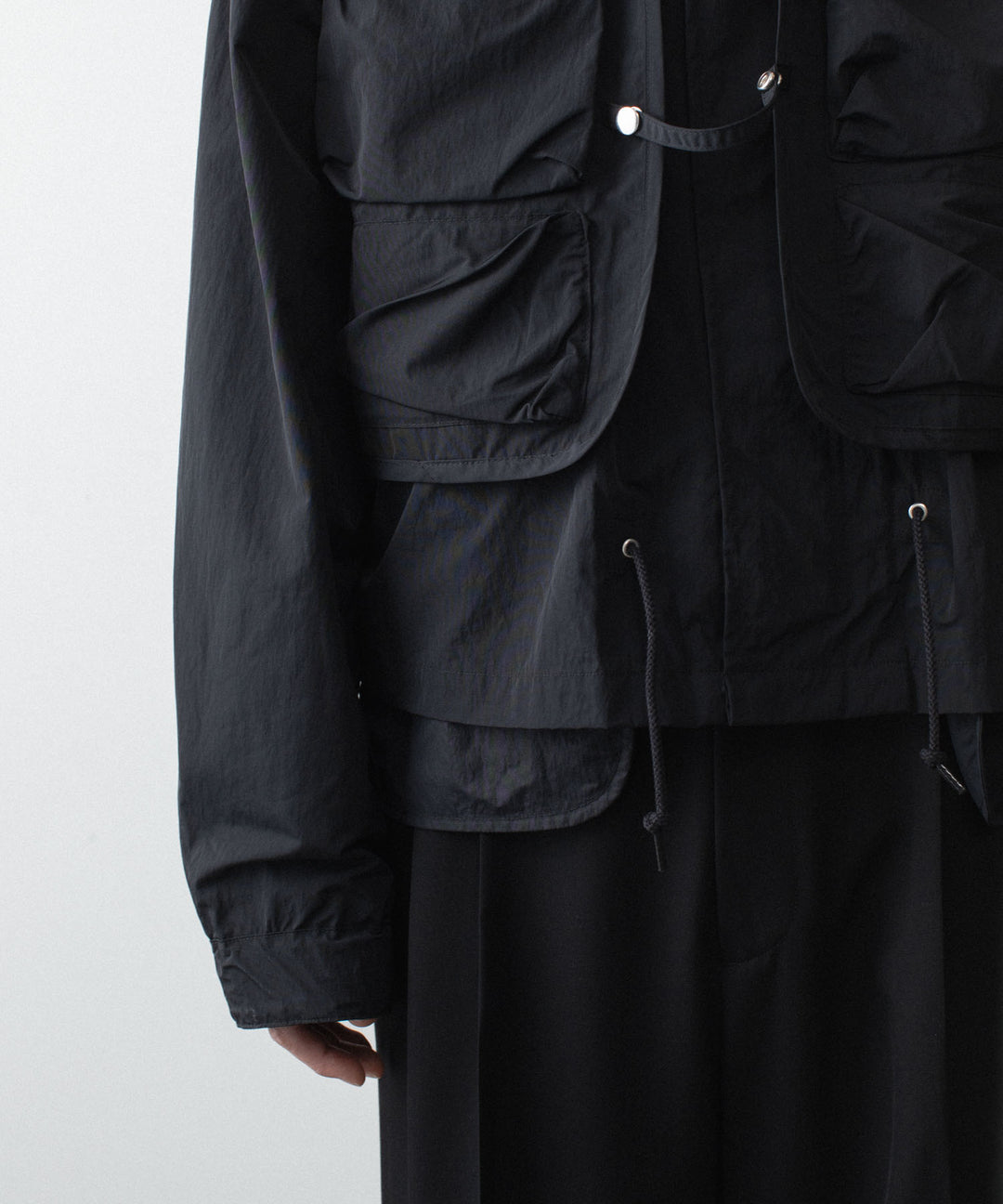 ANTHEM A アンセム エーのDOCKING NYLON SHORT BLOUSON - BLACKの公式通販サイトsession福岡セレクトショップ