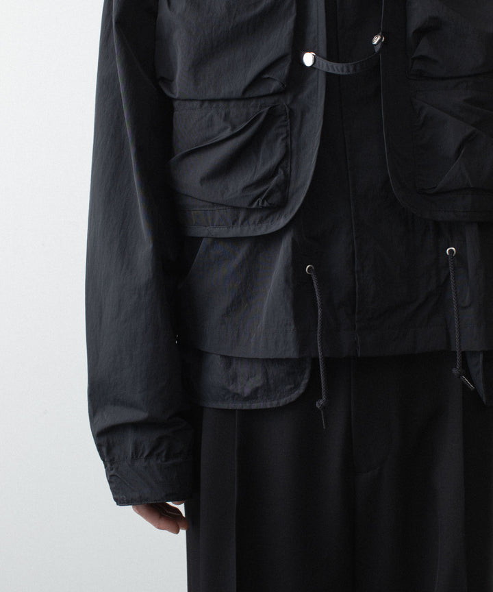 ANTHEM A アンセム エーのDOCKING NYLON SHORT BLOUSON - BLACKの公式通販サイトsession福岡セレクトショップ