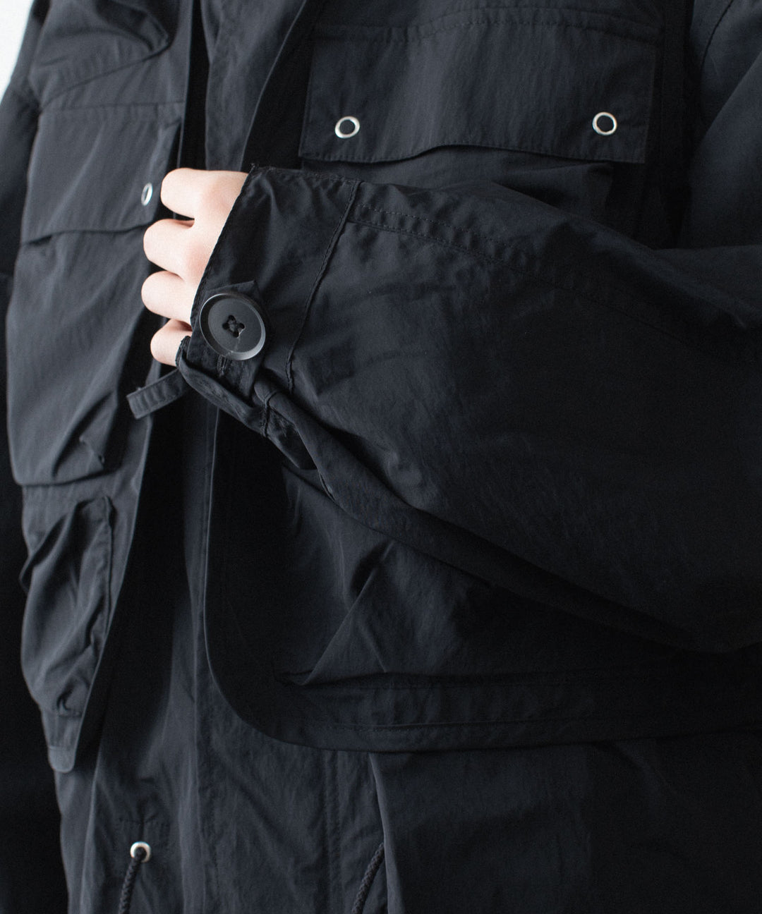 ANTHEM A アンセム エーのDOCKING NYLON SHORT BLOUSON - BLACKの公式通販サイトsession福岡セレクトショップ