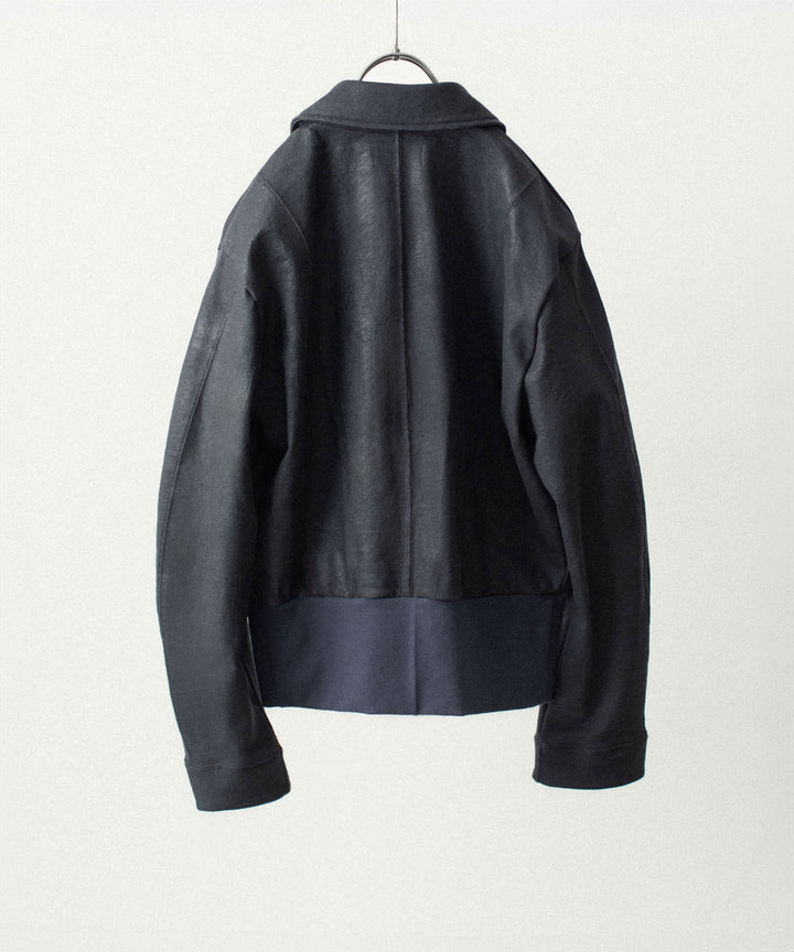 ANTHEM A アンセムエーのCRACK TERRY BLOUSONのBLUE GRAY 公式通販サイトsession福岡セレクトショップ