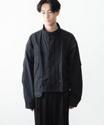 画像をギャラリービューアに読み込む, ANTHEM A アンセム エーのDOCKING NYLON SHORT BLOUSON - BLACKの公式通販サイトsession福岡セレクトショップ
