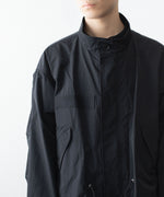 画像をギャラリービューアに読み込む, ANTHEM A アンセム エーのDOCKING NYLON SHORT BLOUSON - BLACKの公式通販サイトsession福岡セレクトショップ
