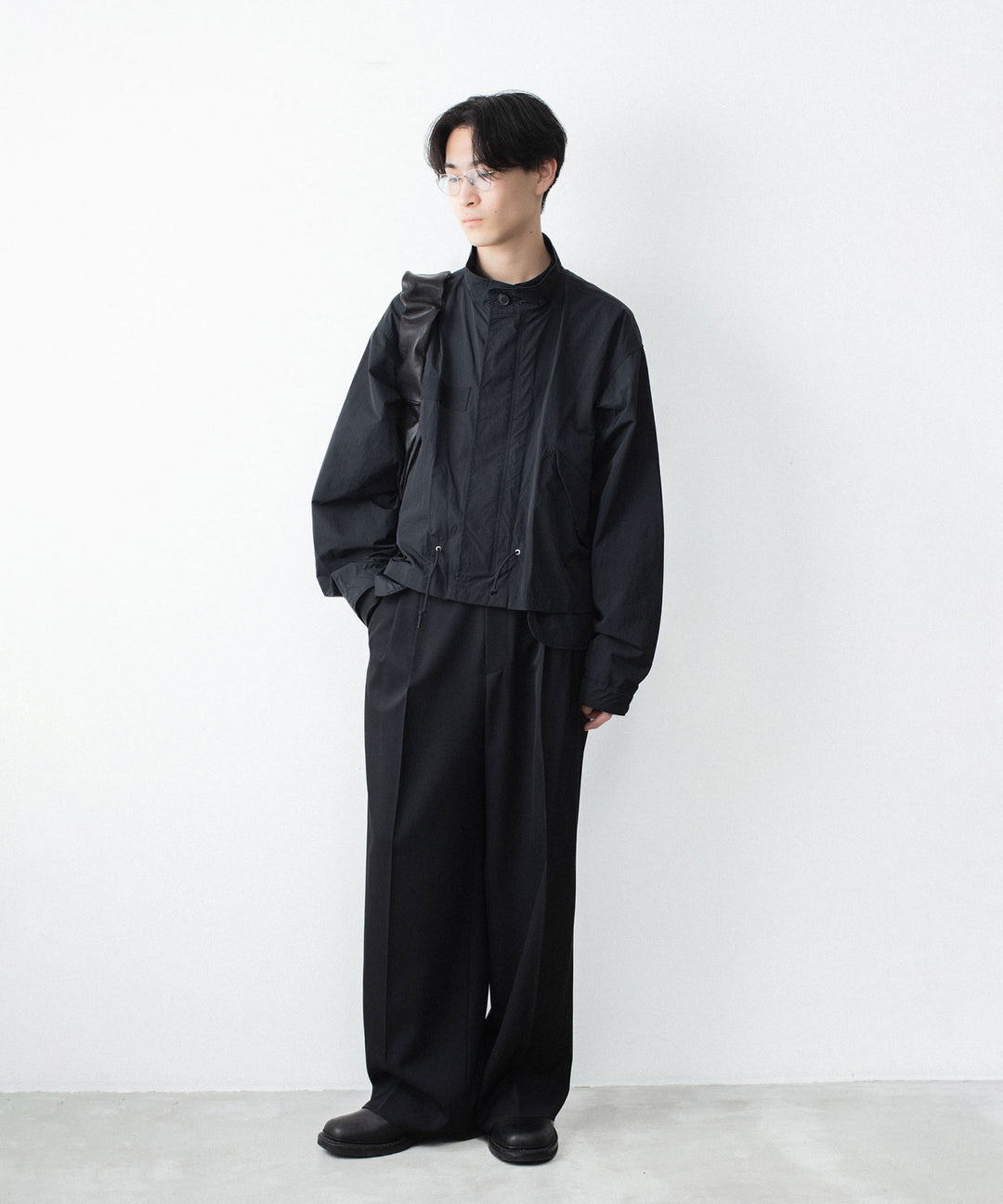 ANTHEM A アンセム エーのDOCKING NYLON SHORT BLOUSON - BLACKの公式通販サイトsession福岡セレクトショップ