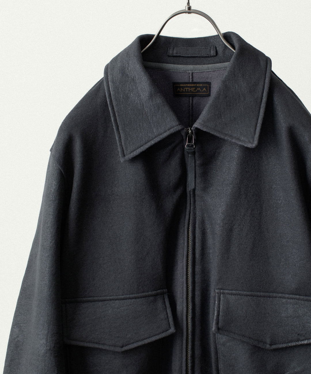 ANTHEM A アンセムエーのCRACK TERRY BLOUSONのBLUE GRAY 公式通販サイトsession福岡セレクトショップ