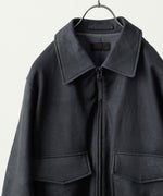 画像をギャラリービューアに読み込む, ANTHEM A アンセムエーのCRACK TERRY BLOUSONのBLUE GRAY 公式通販サイトsession福岡セレクトショップ
