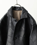 画像をギャラリービューアに読み込む, ANTHEM A アンセムエーのCOW LEATHER UNEVEN JACKETのBLACK 公式通販サイトsession福岡セレクトショップ
