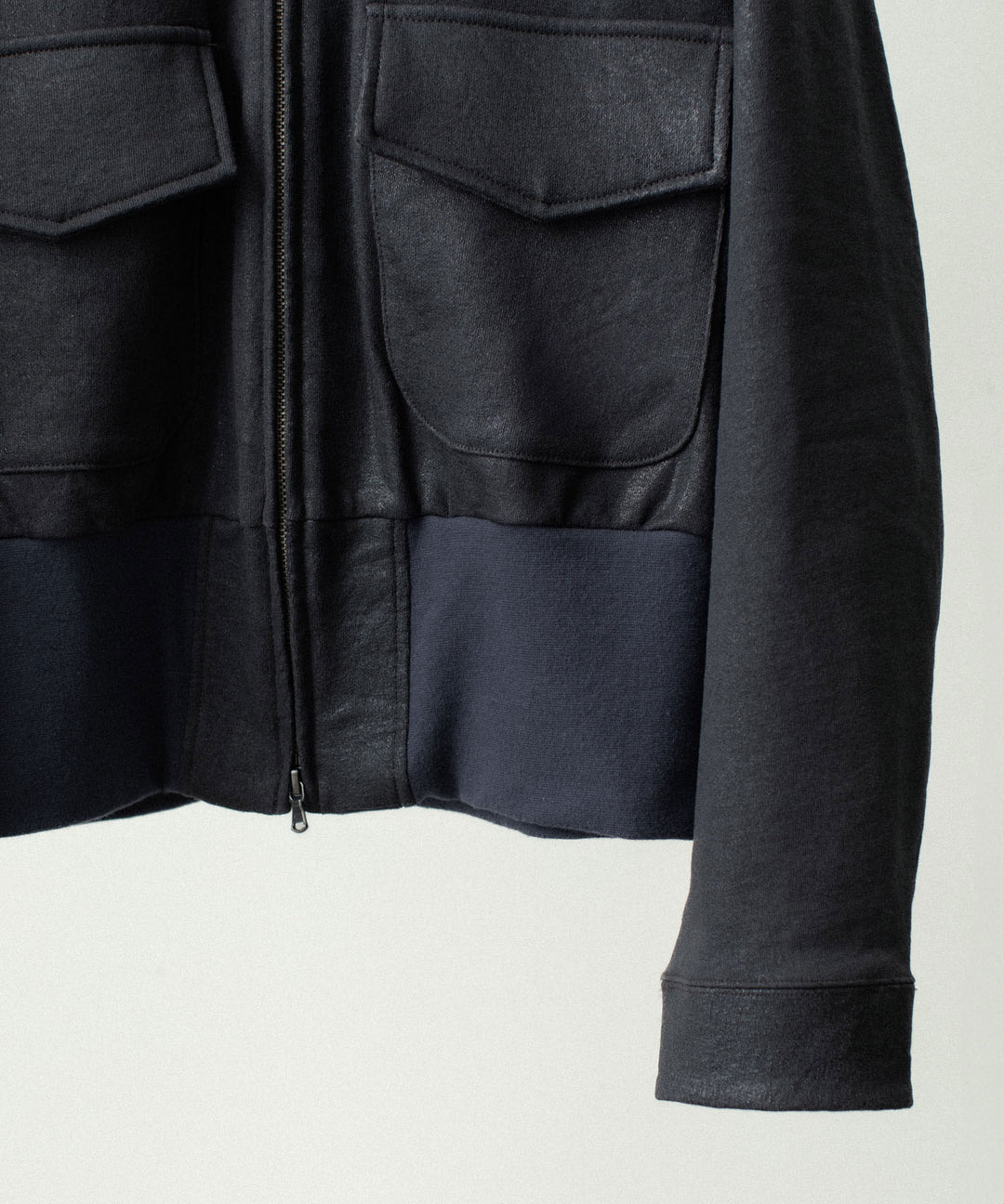 ANTHEM A アンセムエーのCRACK TERRY BLOUSONのBLUE GRAY 公式通販サイトsession福岡セレクトショップ