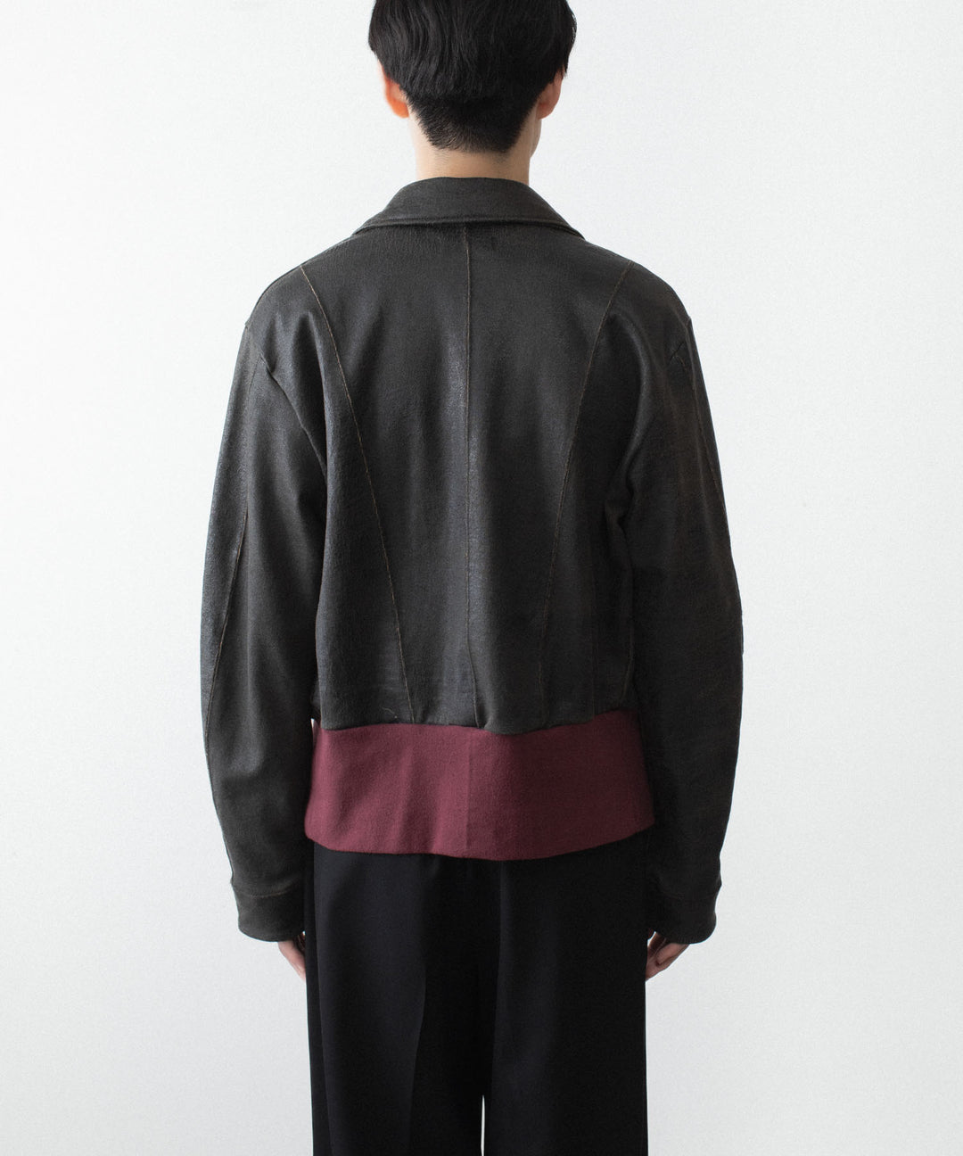 ANTHEM A アンセムエーのCRACK TERRY BLOUSONのBROWN 公式通販サイトsession福岡セレクトショップ