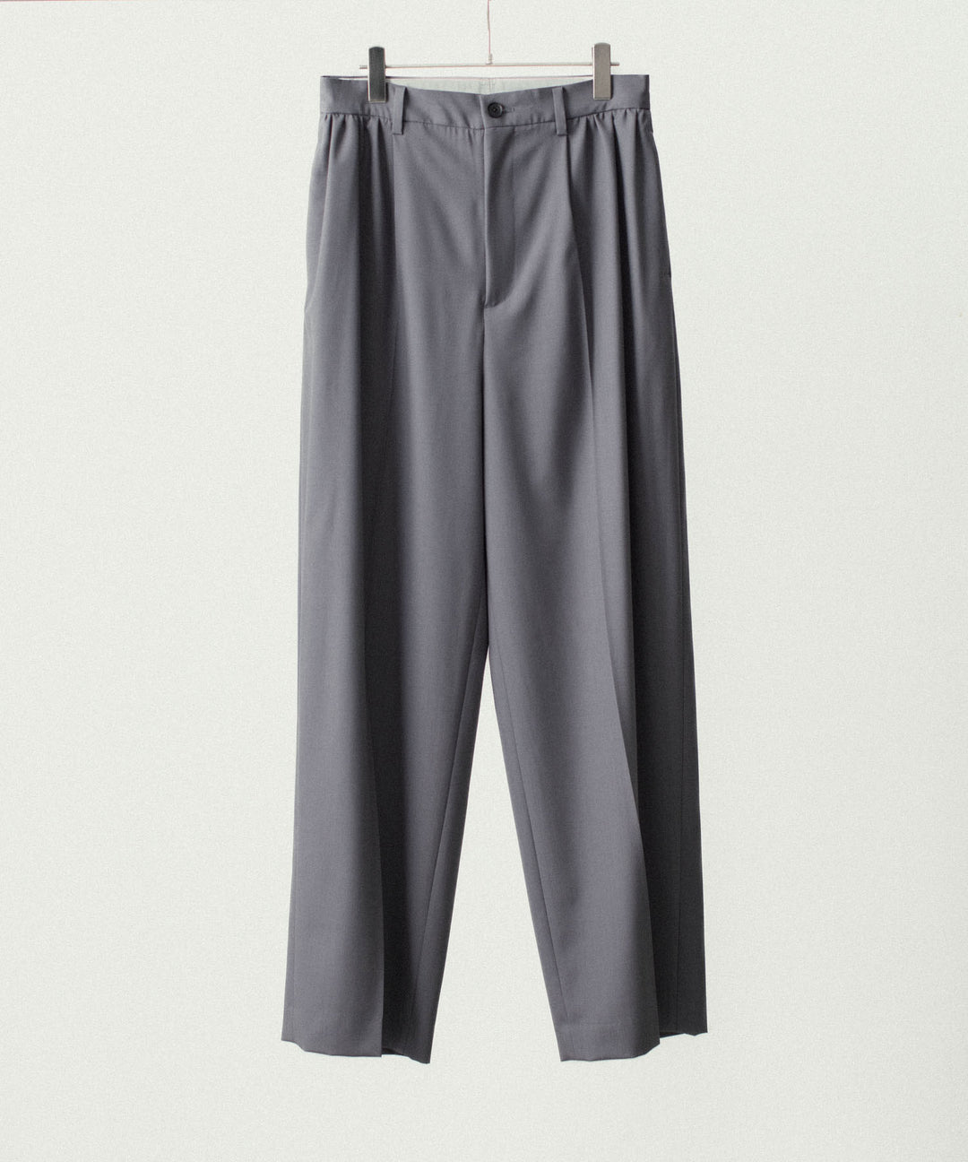 ANTHEM A アンセム エーのWOOL TROPICAL SIDE GATHER SLACKSの公式通販サイトsession福岡セレクトショップ