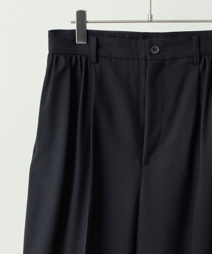 ANTHEM A アンセム エーのWOOL TROPICAL SIDE GATHER SLACKS の公式通販サイトsession福岡セレクトショップ