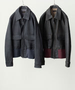 画像をギャラリービューアに読み込む, ANTHEM A アンセムエーのCRACK TERRY BLOUSONのBLUE GRAY 公式通販サイトsession福岡セレクトショップ
