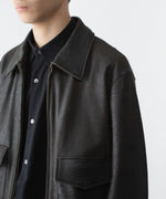 画像をギャラリービューアに読み込む, ANTHEM A アンセムエーのCRACK TERRY BLOUSONのBROWN 公式通販サイトsession福岡セレクトショップ
