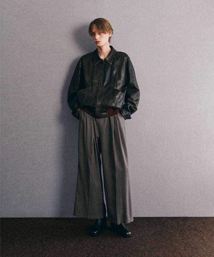 ANTHEM A アンセムエー CRACK TERRY BLOUSONのBROWN 公式通販サイトsession福岡セレクトショップ