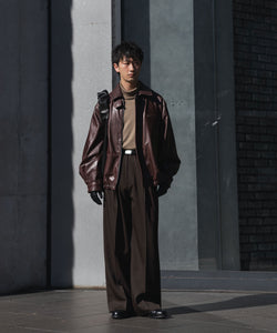 パンツ 24SS LONG WIDE TROUSERS 2/90 wool 24SS LONG WIDE TROUSERS 2/90 wool