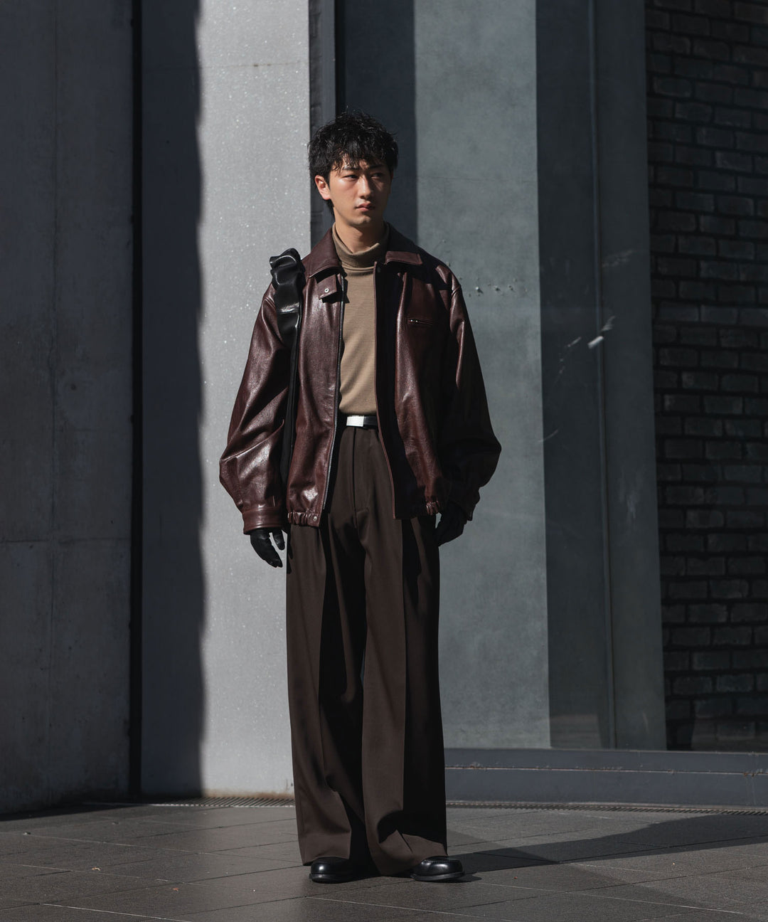 ATTACHMENT アタッチメントの1/60 WOOL SMOOTH HIGH NECK TURTLE L/S TEE - CAMELの公式通販サイトsession福岡セレクトショップ