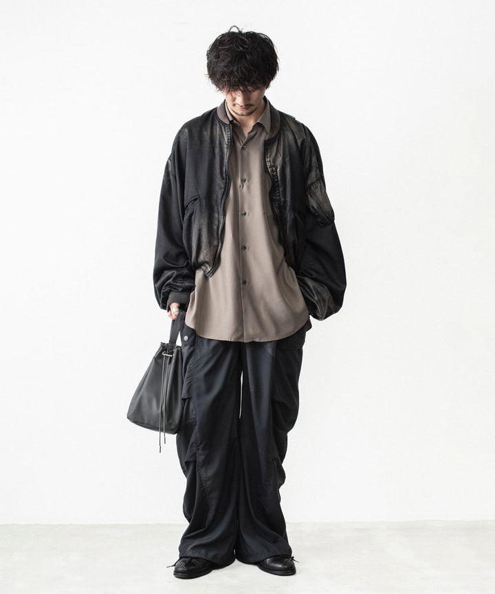 ssstein(シュタイン)のCUPRO TWILL OVERSIZED LS SHIRT - TAUPEの公式通販サイトsession福岡セレクトショップ