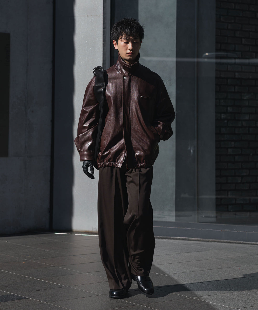 ssstein(シュタイン)のCOW LEATHER VINTAGE ZIP JACKET - BROWNの公式通販サイトsession福岡セレクトショップ
