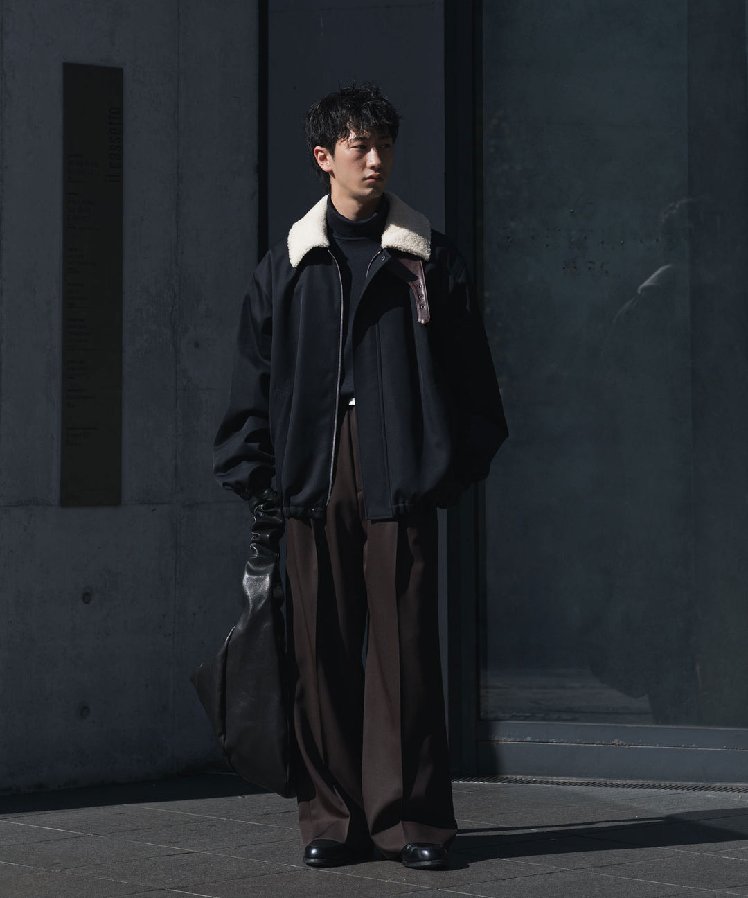 ATTACHMENT アタッチメントの1/60 WOOL SMOOTH HIGH NECK TURTLE L/S TEE - NAVYの公式通販サイトsession福岡セレクトショップ