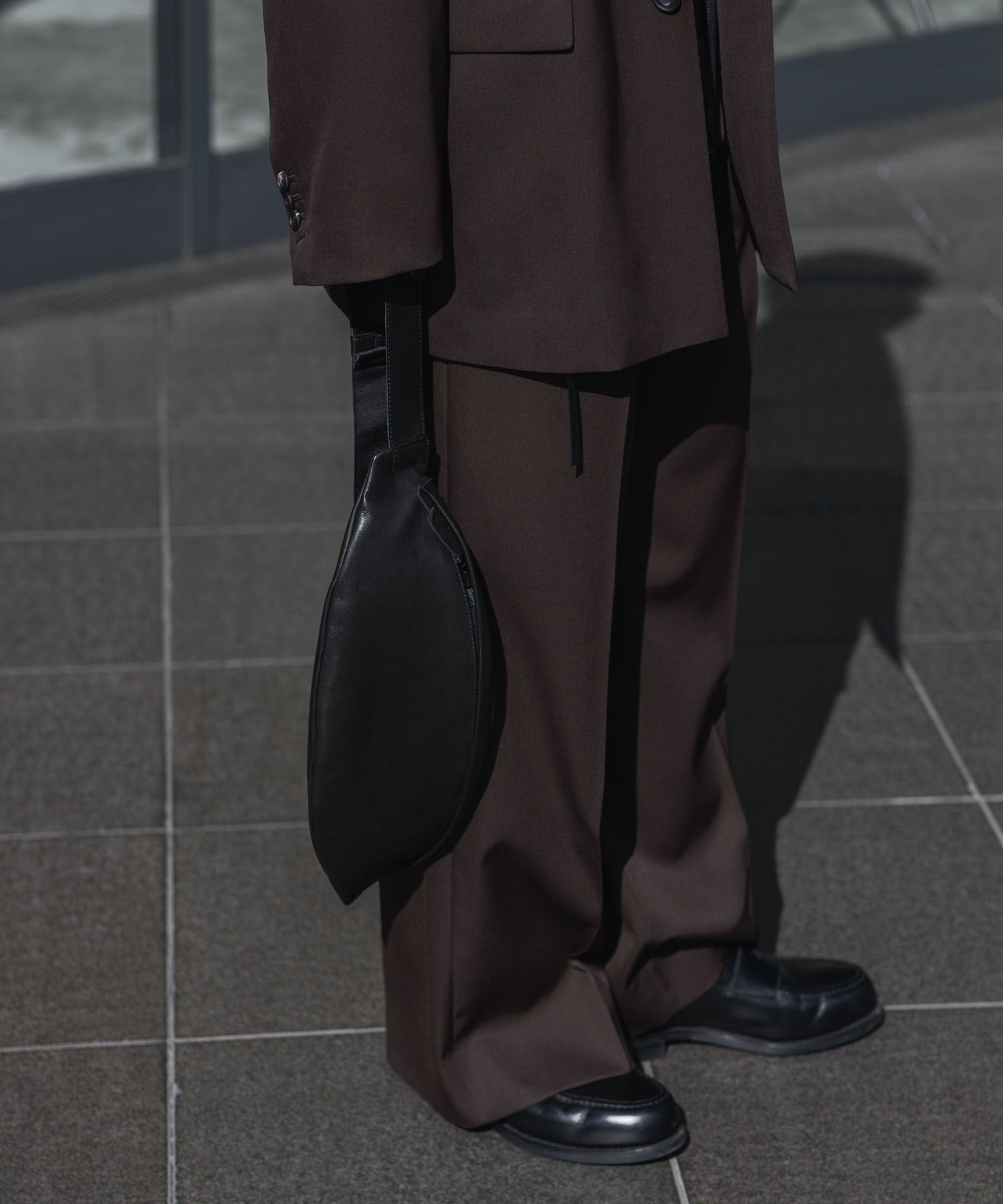 ssstein / シュタイン】LONG WIDE TROUSERS (2/90 WOOL GABARDINE