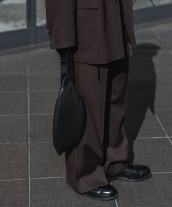 ssstein / シュタイン】LONG WIDE TROUSERS (2/90 WOOL GABARDINE