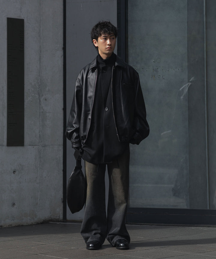 ssstein(シュタイン)のCOW LEATHER VINTAGE ZIP JACKET - BLACKの公式通販サイトsession福岡セレクトショップ