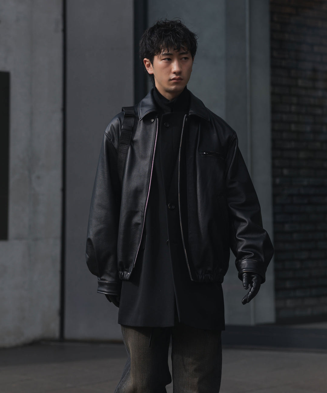 ssstein(シュタイン)のCOW LEATHER VINTAGE ZIP JACKET - BLACKの公式通販サイトsession福岡セレクトショップ