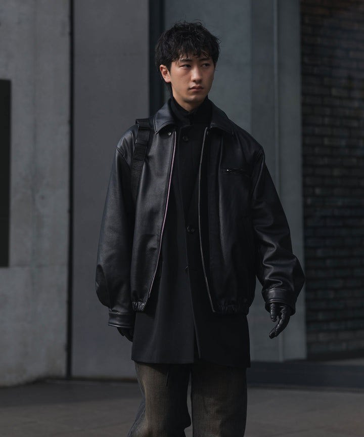 ssstein(シュタイン)のCOW LEATHER VINTAGE ZIP JACKET - BLACKの公式通販サイトsession福岡セレクトショップ