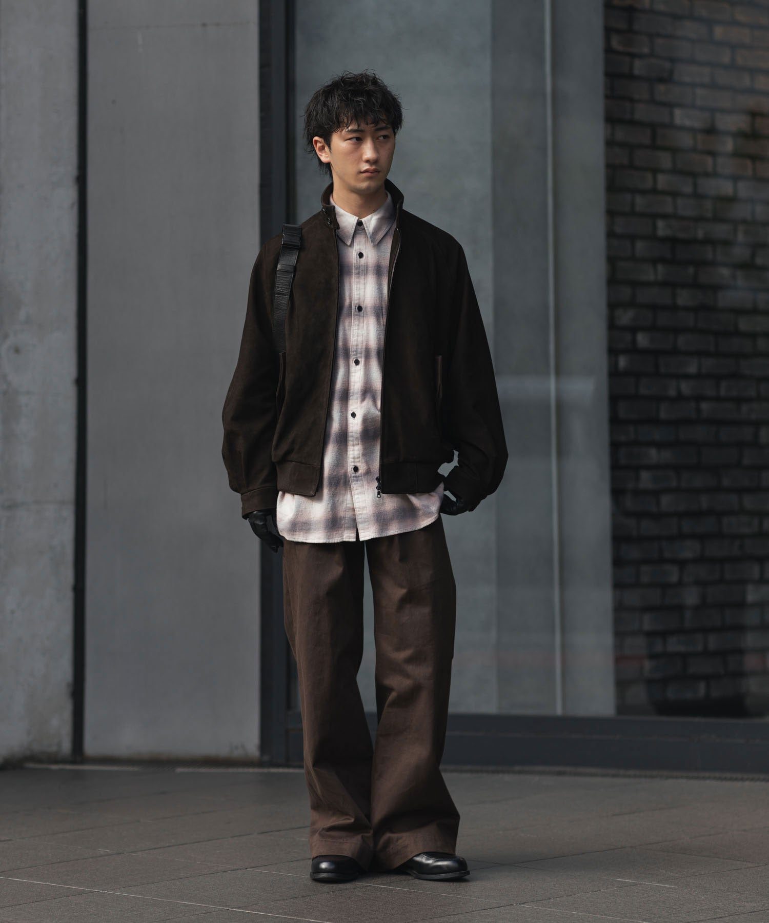ssstein(シュタイン)のCOW NUBUCK SWING TOP JACKET - DARK BROWNの公式通販サイトsession福岡セレクトショップ