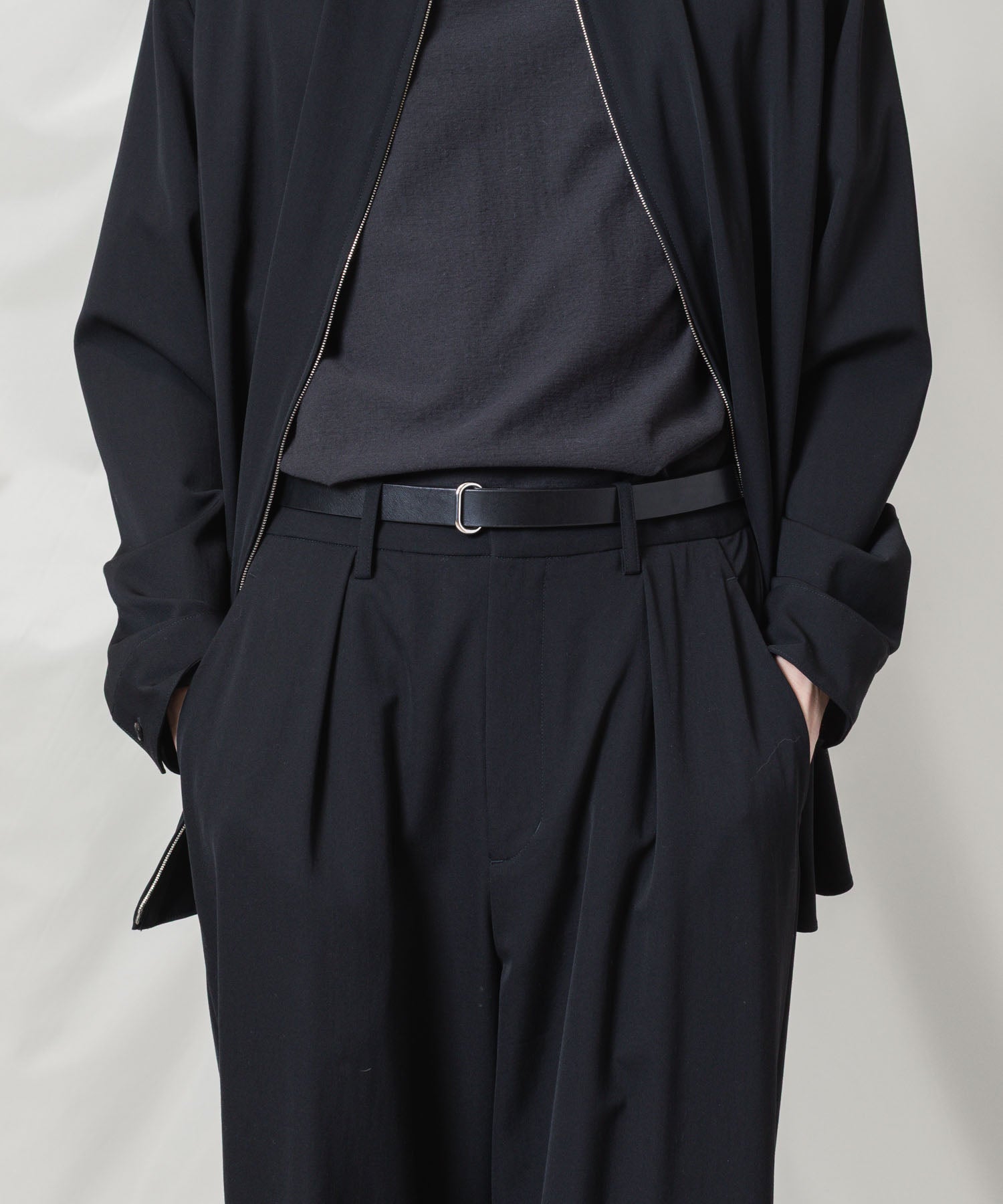 ATTACHMENT アタッチメントのCOW LEATHER BUCKLE LESS BELT の公式通販サイトsession福岡セレクトショップ