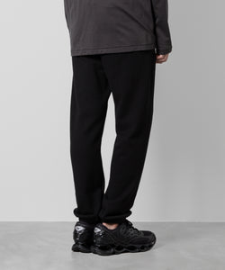 ATTACHMENT アタッチメントのSOFT CLASSIC TERRY SWEAT PANTS - BLACKの公式通販サイトsession福岡セレクトショップ