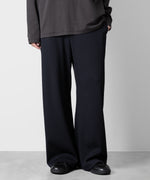 画像をギャラリービューアに読み込む, ATTACHMENT アタッチメントのPE STRETCH RIB WIDE LOUNGE TROUSERS - D.NAVY 公式通販サイトsession福岡セレクトショップ
