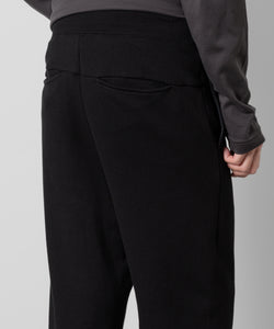 ATTACHMENT アタッチメントのSOFT CLASSIC TERRY SWEAT PANTS - BLACKの公式通販サイトsession福岡セレクトショップ